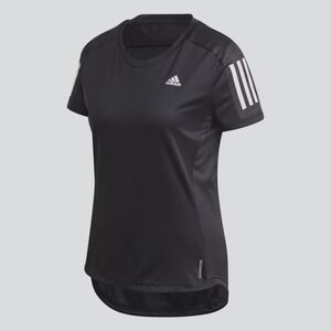 Adidas OWN THE RUN TEE Size XS Women Black and white